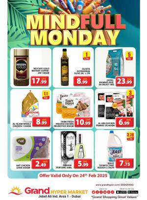 Monday Deals - Grand Hypermarket Jebel Ali