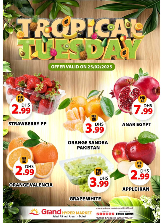Fruitilicious Tuesday - Grand Hypermarket Jebel Ali