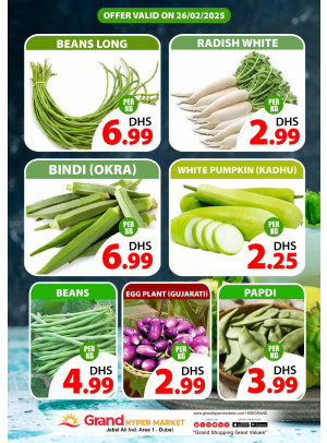 Veggie Wednesday - Grand Hypermarket Jebel Ali