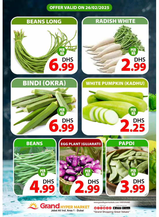 Veggie Wednesday - Grand Hypermarket Jebel Ali