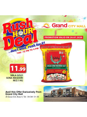 Rush Hour Deal - Grand City Mall