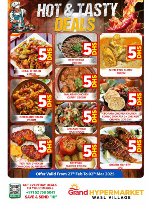 Hot & Tasty Deals - Wasl Village, Dubai