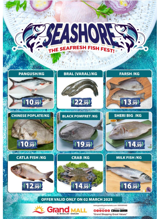 Seafood Sunday - Grand Mall Sharjah