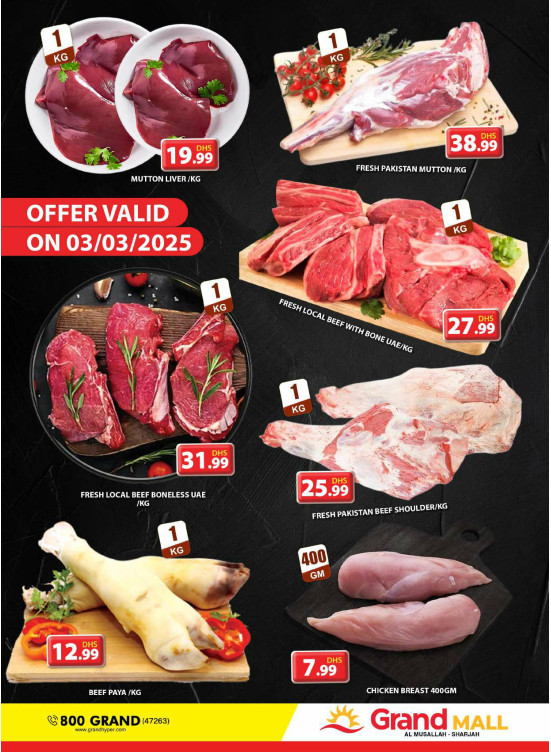 Meat Monday - Grand Mall Sharjah