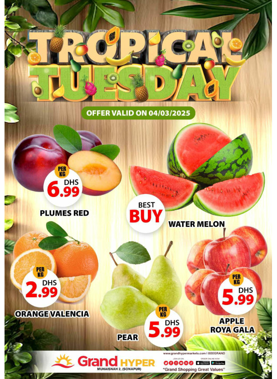 Fruitilicious Tuesday - Grand Hyper Muhaisnah