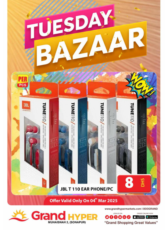 Tuesday Bazar - Grand Hyper Muhaisnah