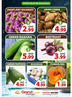 Veggie Wednesday - Grand Hyper Al khail Mall