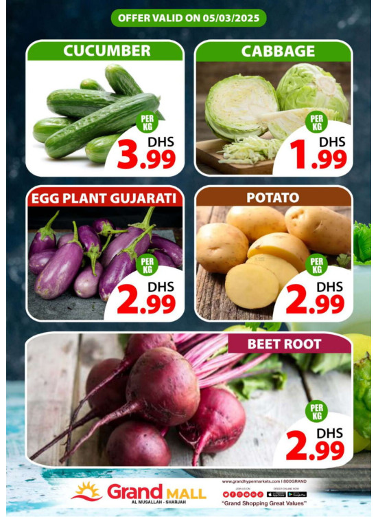 Veggie Wednesday - Grand Mall Sharjah