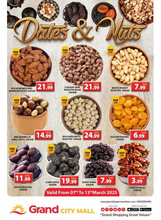 Dates & Nuts - Grand City Mall