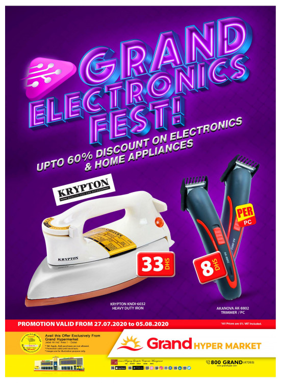 Grand Electronics Fest - Grand Hypermarket Jebel Ali