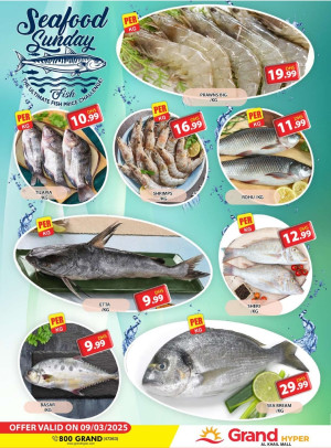 Seafood Sunday - Grand Hyper Al Khail Mall