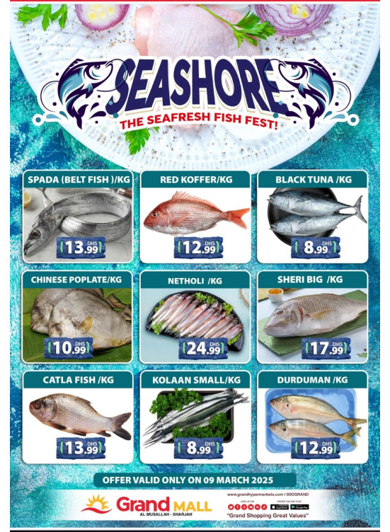 Seafood Sunday - Grand Mall Sharjah