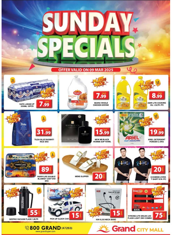 Sunday Specials - Grand City Mall