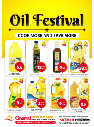 Oil Festival - Grand Hypermarket Jebel Ali