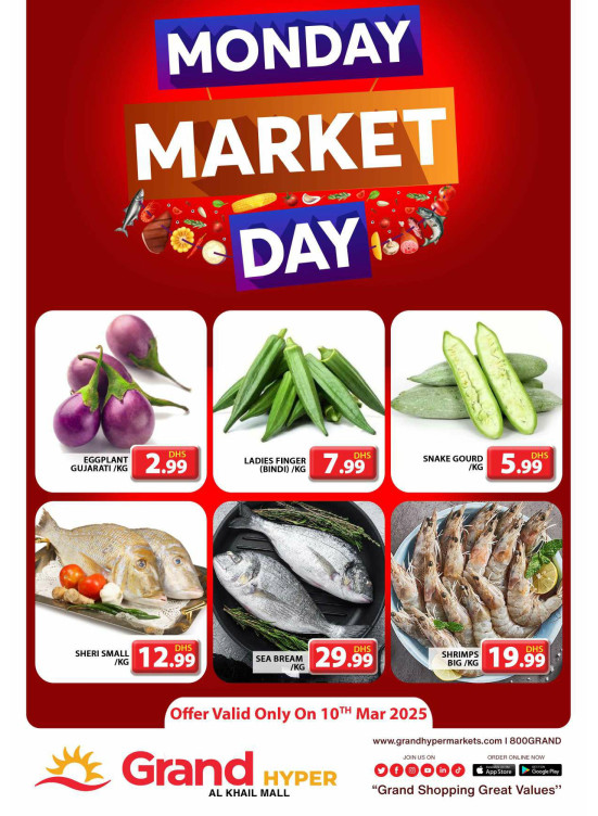 Monday Market Day - Grand Hyper Al Khail Mall