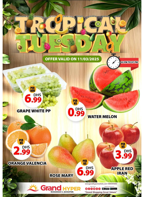 Fruitilicious Tuesday - Grand Hyper Muhaisnah