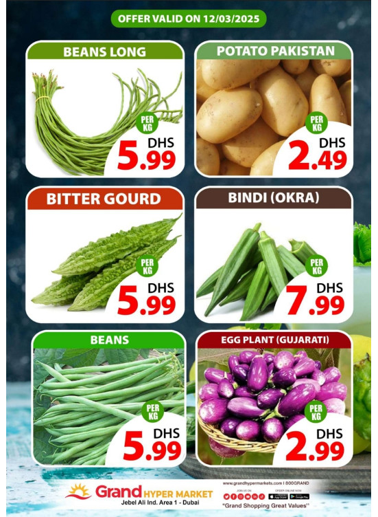 Veggie Wednesday - Grand Hypermarket Jebel Ali