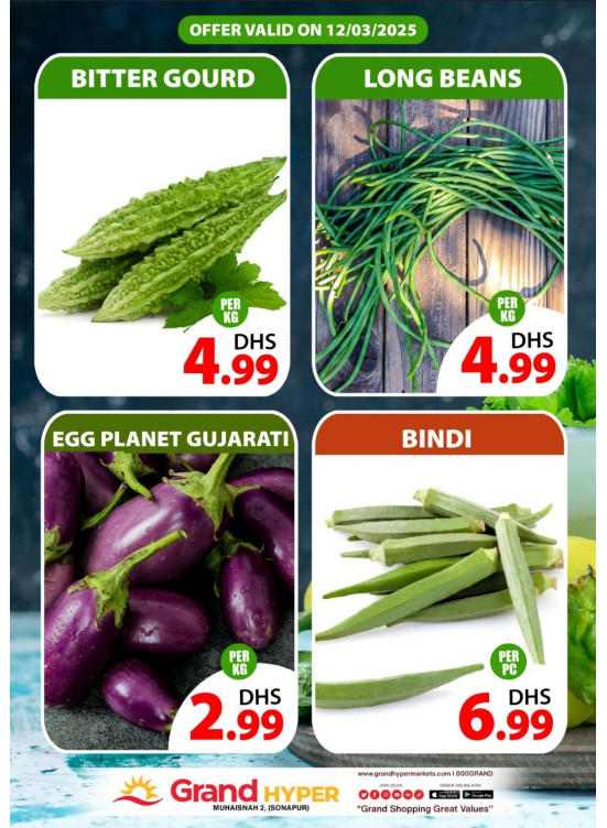 Veggie Wednesday - Grand Hyper Muhaisnah