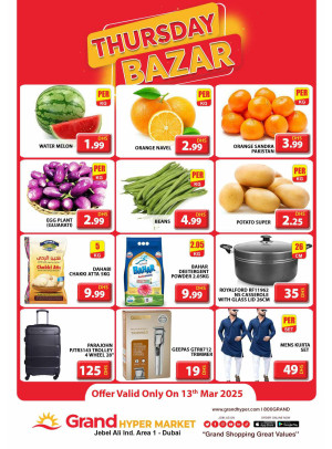 Thursday Bazar - Grand Hypermarket Jebel Ali