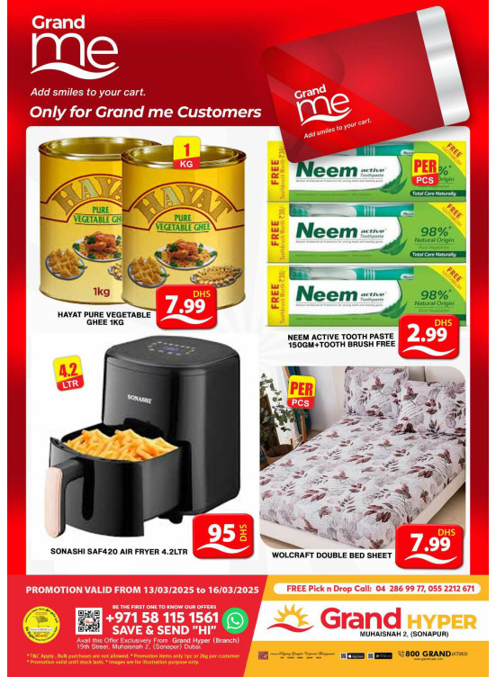 Grand Me Deals - Grand Hyper Muhaisnah