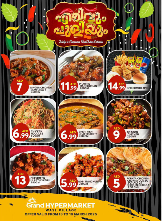 Indian Food - Wasl Village, Dubai