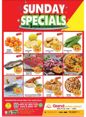 Sunday Specials - Grand Hypermarket Jebel Ali