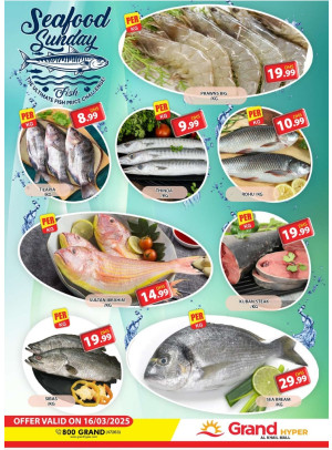 Seafood Sunday - Grand Hyper Al Khail Mall