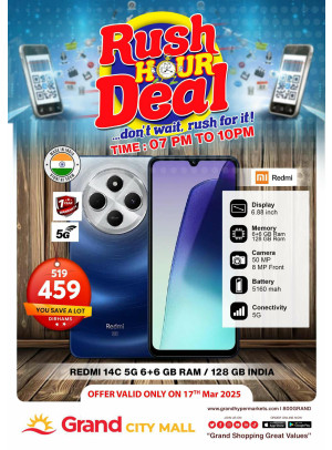 Rush Hour Deal - Grand City Mall