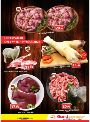 Meat Deals - Grand Hypermarket Jebel Ali