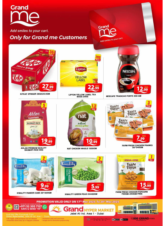 Grand Me Deals - Grand Hypermarket Jebel Ali