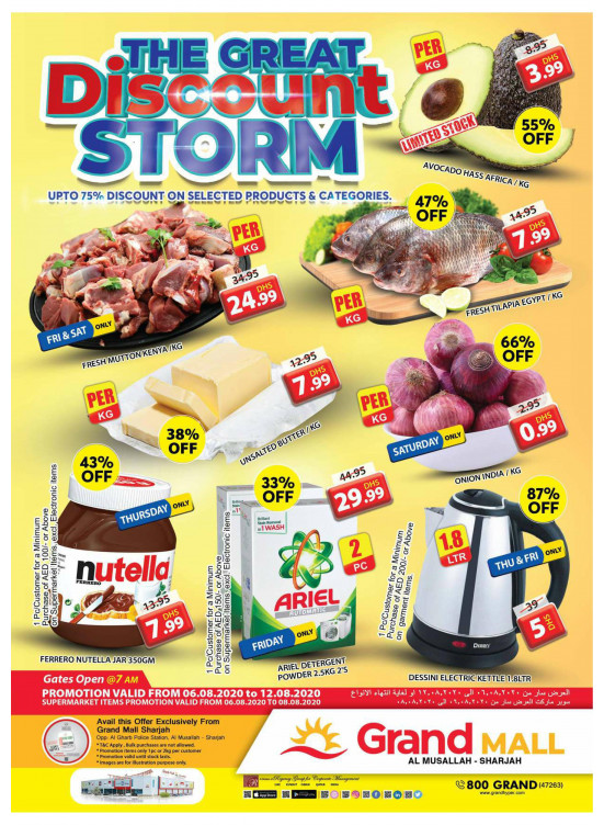 The Great Discount Storm - Grand Mall Sharjah