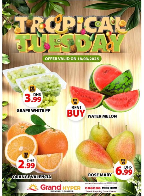 Fruitilicious Tuesday - Grand Hyper Muhaisnah