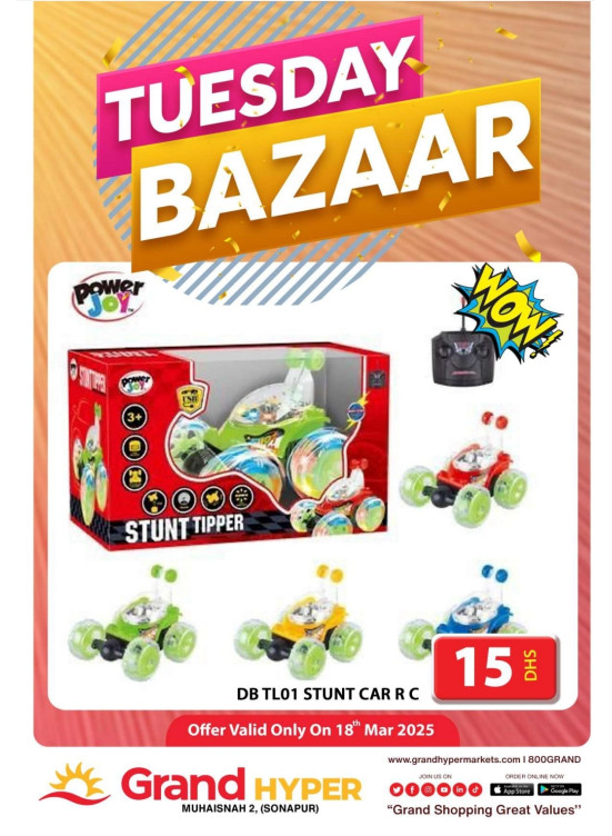 Tuesday Bazar - Grand Hyper Muhaisnah