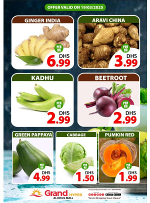 Veggie Wednesday - Grand Hyper Al khail Mall