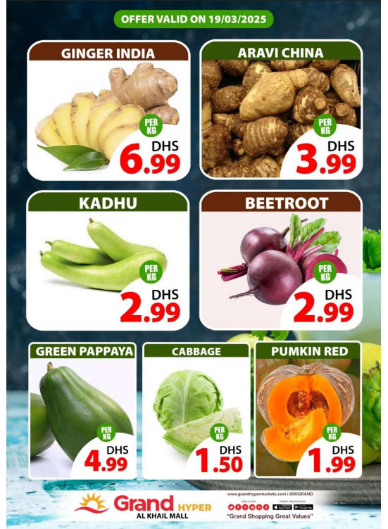 Veggie Wednesday - Grand Hyper Al khail Mall