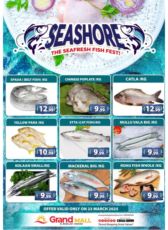 Seafood Sunday - Grand Mall Sharjah