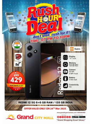 Rush Hour Deal - Grand City Mall