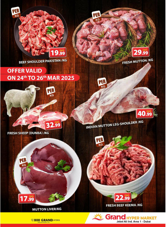 Meat Deals - Grand Hypermarket Jebel Ali