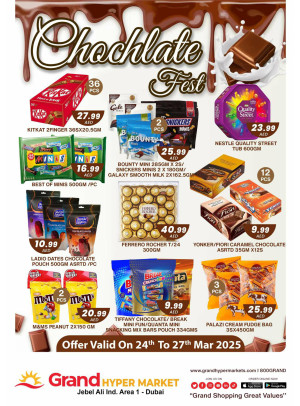 Chochlate Fest - Grand Hypermarket Jebel Ali