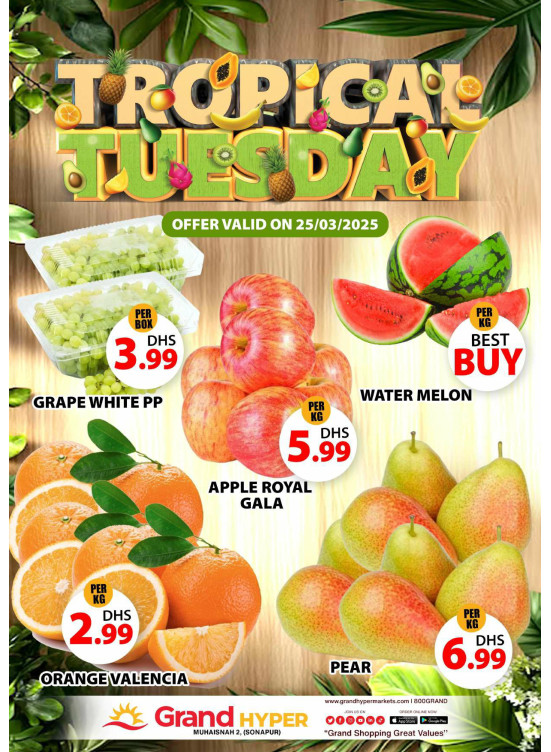Fruitilicious Tuesday - Grand Hyper Muhaisnah