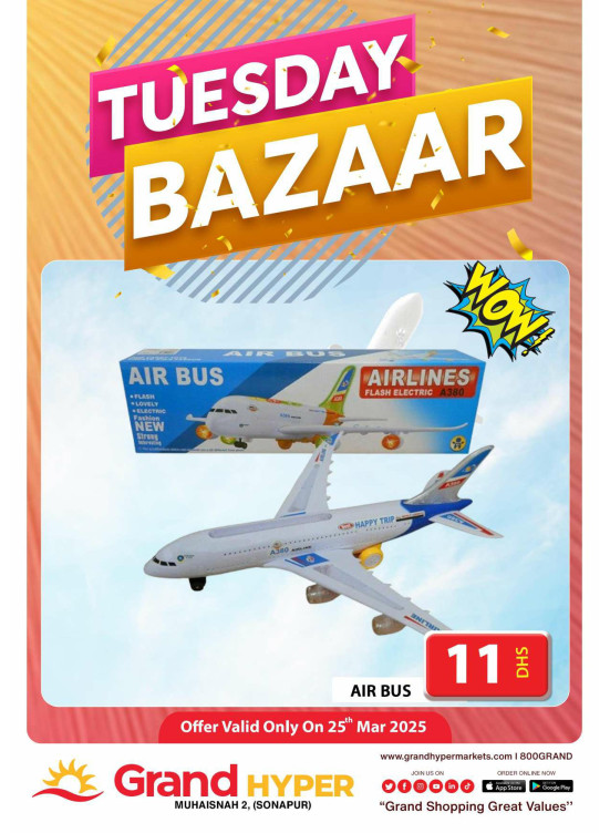 Tuesday Bazar - Grand Hyper Muhaisnah