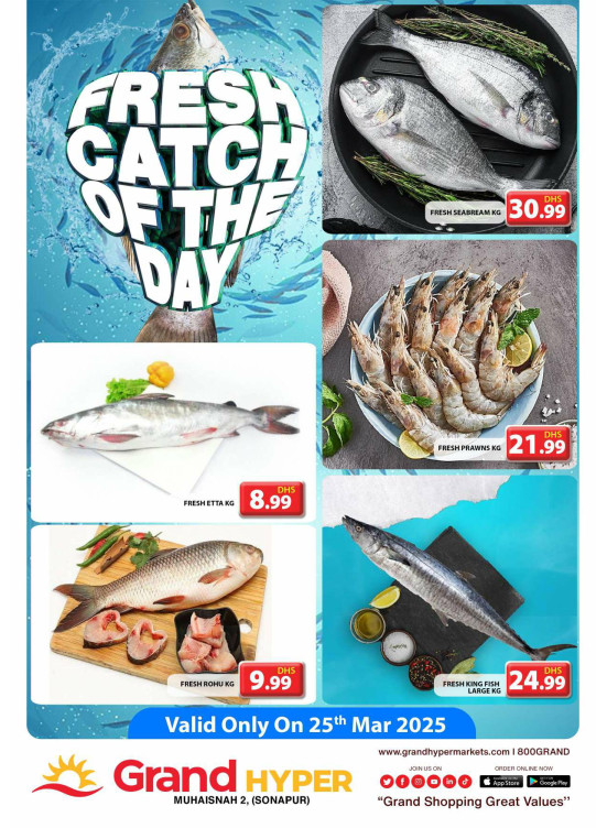 Fresh Catch Of The Day - Grand Hyper Muhaisnah