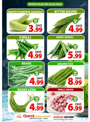 Veggie Wednesday - Grand Hypermarket Jebel Ali