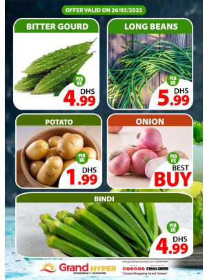 Veggie Wednesday - Grand Hyper Muhaisnah