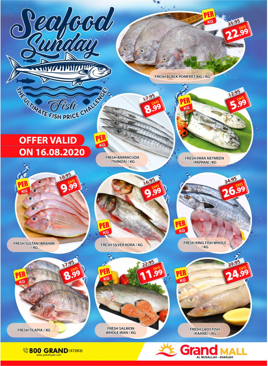 Seafood Sunday - Grand Mall Sharjah