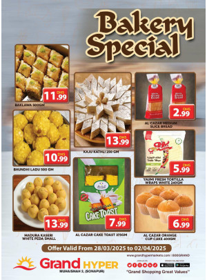 Bakery Deal - Grand Hyper Muhaisnah
