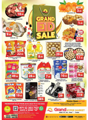 Weekend Deals - Grand Hypermarket Jebel Ali