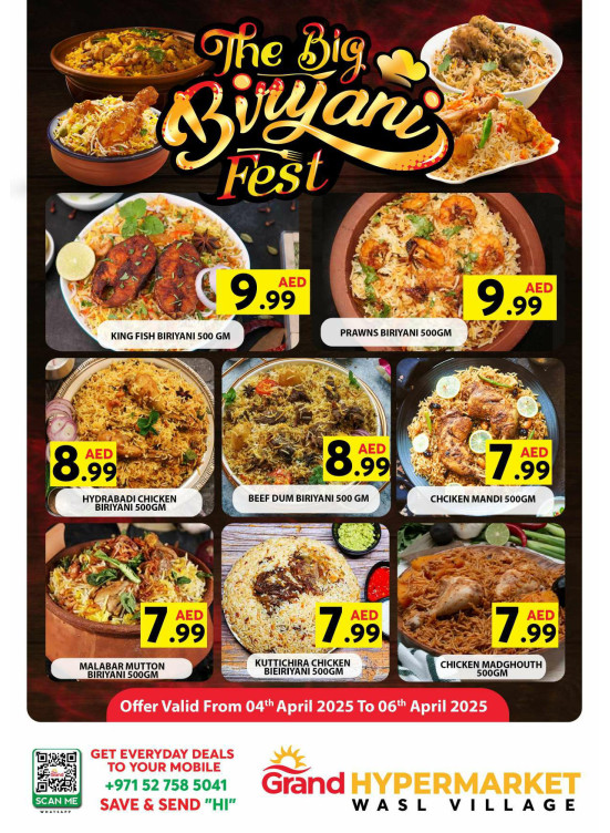 Biryani Fest - Wasl Village, Dubai