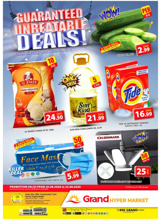 Guaranteed Unbeatable Deals - Grand Hypermarket Jebel Ali