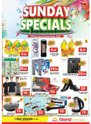 Sunday Specials - Grand City Mall
